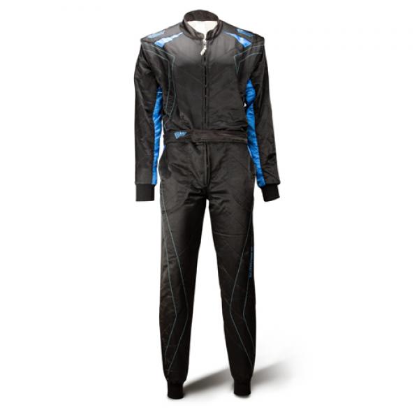 Speed Kartoverall SILVERSTONE RS-2 schwarz/blau Gr. XS